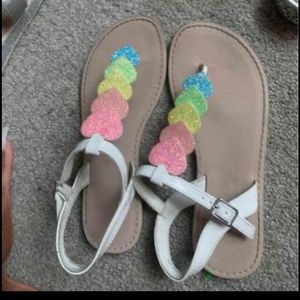 Colorful sandals size 2